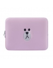 Uroczy niedźwiedź brunatny Cartoon Bag11 13 15.6 Cal dla Macbook Air Pro 11 13 15 torba na laptopa torba na Tablet komputer z dł