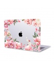 MTT kwiaty kryształ etui na Macbooka Air 13 cal A1932 pokrywa dla apple macbook air pro retina 11 12 13 15 ''z ekranem dotykowym