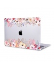 MTT kwiaty kryształ etui na Macbooka Air 13 cal A1932 pokrywa dla apple macbook air pro retina 11 12 13 15 ''z ekranem dotykowym