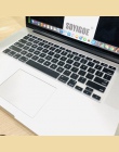 Osłona na klawiaturę laptopa dla macbook air 13 pro 15 cal A1466 A1502 A1278 A1398 nas klawiatura silikonowa pokrywa kolor folii