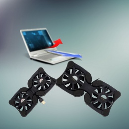 NOYOKERE 1 sztuk Port USB Mini Octopus Notebook wentylator chłodnica Pad dla 7-15 cal laptopa