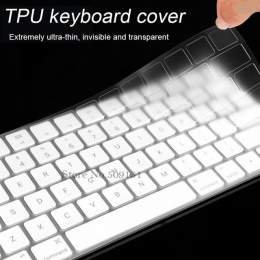 Imac magia klawiatura pokrywa dla Apple bezprzewodowa klawiatura Bluetooth magia klawiatura czarny silikonowy skóry TPU klawiatu