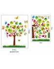 Zooyoo drzewa ptaki Vinyl Mural DIY naklejki ścienne wystrój domu naklejki ścienne dla dzieci pokój przedszkole dla dzieci dekor