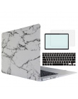 RYGOU marmuru pokrowiec teksturowy Case dla Apple Macbook Air Pro Retina 11 12 13 15 cal dla Macbook Pro 13 15 A1706 A1707 A1708