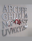 2019 nowy akrylowe lustro 3D DIY naklejki ścienne naklejki angielskie litery do dekoracji domu osobowość twórcza specjalne