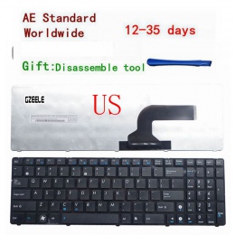 Nowy US klawiatura do ASUS K53 K53E X52 X52F X52J X52JR X55 X55A X55C X55U K73 K73B K73E K73S X61 NJ2 na laptopa