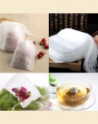 100 pcs jednorazowe torebki herbaty puste torebki ciąg Heat Seal Filter papier Herb luźne torebki herbaty