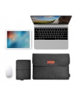 Dodocool 12 "13" torba na laptopa torba na czułem się pokrowiec futerał 4 komory z myszy etui dla Apple 13 "MacBook Air Pro