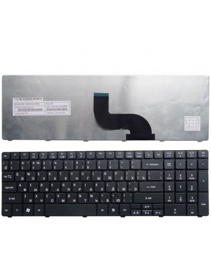 YALUZU laptopa rosyjska klawiatura do Acer dla serii aspire E1-571 E1-571G E1 E1-521 E1-531 E1-531G TM8571 MP-09G33SU-698 PK130D