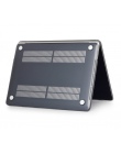 Kryształ przezroczysty EQHTX Case dla Apple macbook Air Pro Retina 11 12 13 15 cal laptopa torba na MacBooka nowy powietrza 13.3