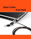 Blokada laptopa Anti Theft klucz komputer Notebook podróży kabel bezpieczeństwa łańcuch również dla rowerów