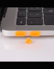 Zestaw ochrony silikonowych wtyczek przeciwpyłowych dla 2018 nowy MacBook Air 13 A1932 laptopa porty do wtyczek skrzynki pokrywa