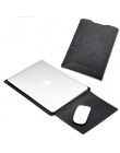 Z filcu torba na MacBooka Pro Air 13 2017 2018 Retina 12 13 15 torba na laptopa dla Macbook Air 13 Pro 13 a1466 A1706 A1989 przy