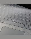 Dla Microsoft Surface 1 2 3 Pro 3 4 5 powierzchni laptop zarezerwuj jasne TPU klawiatura do laptopa Protector pokrywa skóry 10.8