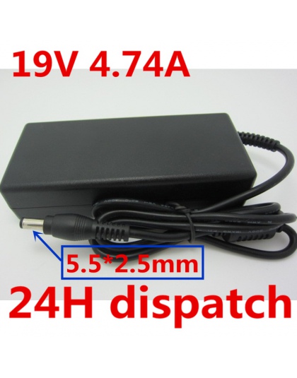 HSW 19 V 4.74A 5.5*2.5mm AC DC zasilacz prądu przemiennego ładowarka do laptopa do Asus K53 K53B K53BY K53E K53F k53J K53S K53SD