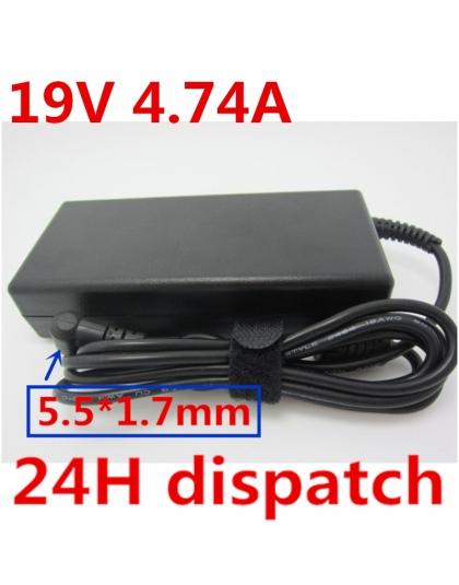 HSW 19 V 4.74A Laptop DC adapter AC zasilania ładowarka do Acer ADP-90CD DB PA-1900-04 PA-1900-24 PA-1900-32 PA-1900-34