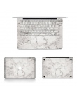 Szary marmur tekstury laptopa ciało naklejka skóra ochronna winylu naklejki dla Macbook Air Pro Retina 11 "12" 13" 15 A1278 A193