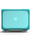 Nowa, odporna na wstrząsy przypadku z składany stojak dla Macbook Air 13 Pro 13 obudowa odporna na wstrząsy pasek dotykowy A1369
