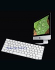US układ silikonowy magiczna pokrowiec klawiatury skóry dla iMac komputer stancjonarny angielski list magia 2 klawiatura Bluetoo