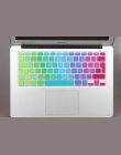 2016 kolor gradientu silikonowe francuski AZERTY klawiatura skóry pokrywa film dla Macbook Pro 13 "15" 17 "Air 13 "imac bezprzew