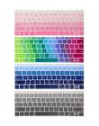 Zimoon kolor gradientu klawiatura silikonowa pokrywa skórka na laptopa Notebook Protector dla Apple dla Macbook Retina 12
