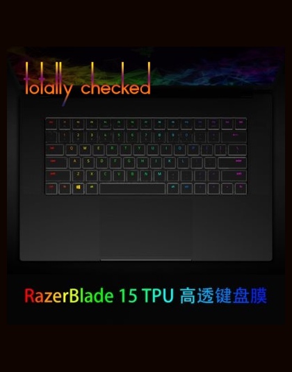 Dla Razer Blade 15 2018 2019 15.6 cal klawiatura skóry pokrywa protectot jasne TPU klawiatura skóry pokrywa