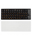 Przelot nad rosyjska klawiatura naklejki pokrywa dla Mac Book Laptop klawiatura komputerowa 10 "do 17" standardowy komputer list