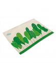 42x32 cm zielone liście wzór Cotton Linen Pad zachodniej podkładka izolacja stół do jadalni mata miski podstawki akcesoria kuche