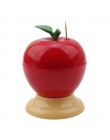 Wykałaczka moda mały przenośny owoce apple kształt vintage romantyczny kreatywny automatyczny wykałaczka box dla boże narodzenie