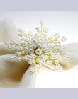 Darmowa wysyłka pearl pierścień na serwetki koraliki serwetnik na ślub wiele kolorów 12 sztuk