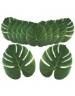 12 sztuk sztuczne tropikalne liście palmowe hawajskie Party dżungli motyw plaża dekoracje do domu kuchnia ślub dekoracja stołu