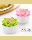 2016 nowy lotosu wacik box Lotus waciki uchwyt baza pokój dekoracji/wykałaczki wykałaczki przypadku wysokiej jakości