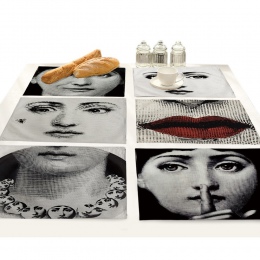 Nowoczesne podkładki na stół do jadalni kuchni styl glamour przedstawiające portrety kobiet dekoracyjne ochronne maty