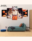HD drukuje Dragon Ball Super plakaty dla dzieci pokój 5 sztuk Anime Goku na płótnie malowanie dzieł sztuki Cuadros obrazy dekora