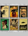 Klasyczny film Fight Club/Pulp Fiction/błyszczące/Kill Bill plakat w stylu Vintage plakat naklejki ścienne do salonu Home dekora
