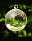 O. RoseLif marka szklana wisząca wazon Terrarium Ball Globe kształt jasne dekoracji domu pojemnik ślub Dercoration