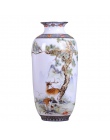 Jingdezhen ceramiczne wazy rocznika chiński styl zwierząt wazon dobrze gładka powierzchnia dekoracji wnętrz artykuły wyposażenia