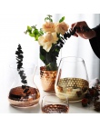 Europejski ręcznie wykonane ze szkła wyposażony w przezroczyste kompozycja kwiatowa butelka wody w domu dekoracje ślubne roślin 