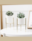 1 zestaw Nordic Style ceramiczne żelaza wazon sztuki minimalizm wazony kwiatowe roślin doniczka dekoracji wnętrz do OfficeRoom k