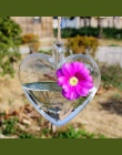 Jasne serce szkło szklana wisząca wazon butelka Terrarium kwiat ogród wystrój domu przezroczysty dom dekoracji sadzenia wazon