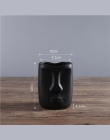 Nordic minimalistyczny ceramiczny abstrakcyjne wazon czarny i biały ludzkiej twarzy kreatywny wyświetlacz pokoju dekoracyjne Fig