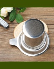 Siatka wielokrotnego użytku zaparzacz do herbaty sitko do herbaty czajniczek ze stali nierdzewnej herbata liściasta Spice filtr 