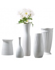 Klasyczny biały ceramiczny wazon chiński sztuki i rzemiosła wystrój zakontraktowane porcelanowy wazon na kwiaty kreatywny prezen