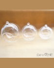 12 sztuk szklane terrarium Ball Globe kształt wyczyść wiszący wazon kwiat powietrze rośliny pojemnik Mini krajobraz DIY ślub dek