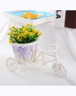 Nowoczesny Rattan trójkołowy koszyk rowerowy ogród Wedding Party stół biurowy wazon przechowywania dekoracji domu sypialnia wazo