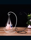Stół szkło wiszący wazon w kształcie kropli wody rośliny butelka wazon szklany wazon Terrarium stoczni dekoracje do przydomowego