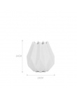 NOOLIM europy waza porcelanowa nowoczesne moda ceramiczny blat Origami kwiat wazon studium pokoju przedpokój Home dekoracje ślub