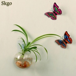 1 moda wiszące Terrarium na co dzień roślin x Fish Tank wazon kwiat akwarium dla ryb szklana miska hydroponicznych wystrój ścian