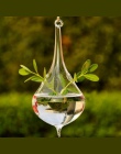 2017 Hot czystej wody szkło w kształcie kropli wiszący wazon butelka Terrarium pojemnik roślin kwiat DIY tabeli ślubne dekoracje