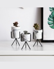 Nordic styl wzór marmuru złoty ceramika żelaza wazon sztuki minimalizm projekt blat Flowepot dekoracja ślubna do domu do salonu